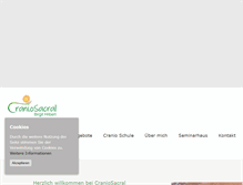 Tablet Screenshot of cranio-sacral.de